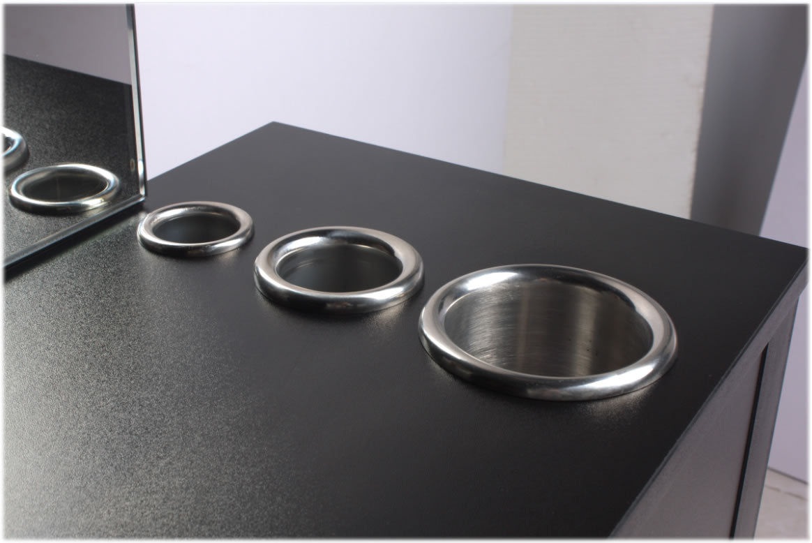 AMBIENCE Single Sided Styling Station - Matte Black