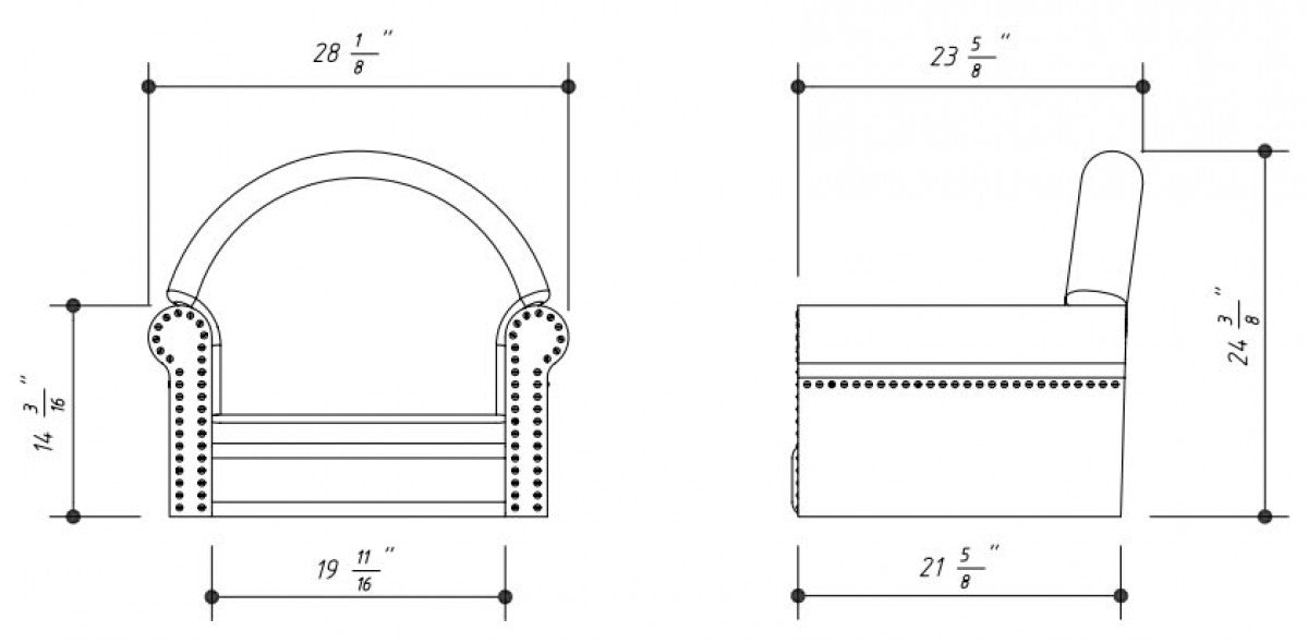 GONZAGA Salon Styling Chair