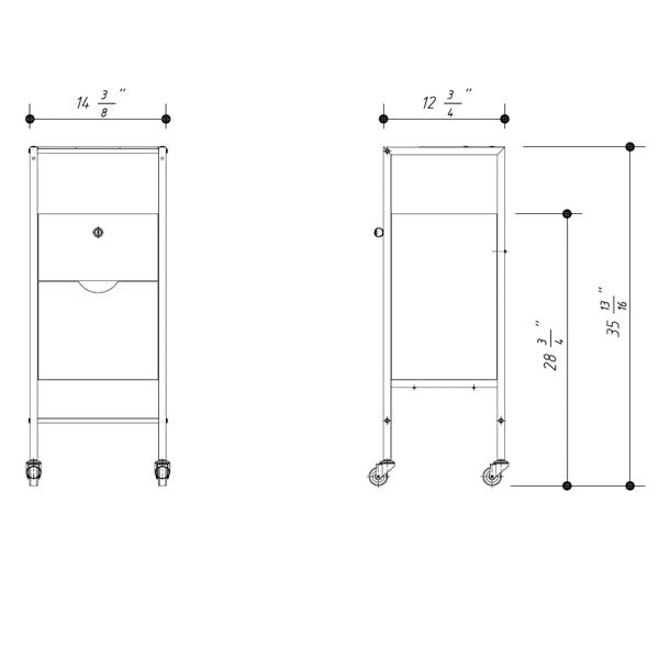MERU Trolley Cart - Cherry (Clearance)