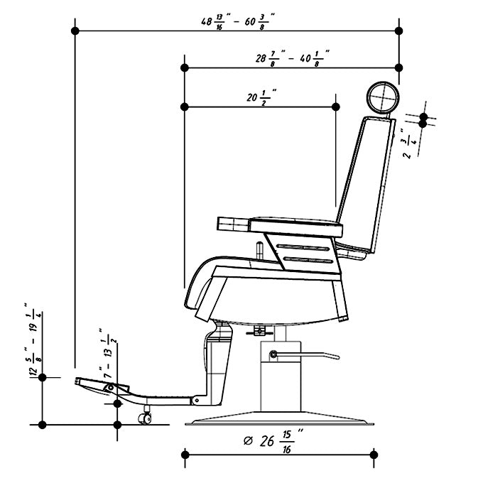 CONSTANTINE Barber Chair