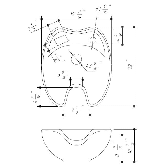 ATLANTIC Salon Shampoo Pedestal
