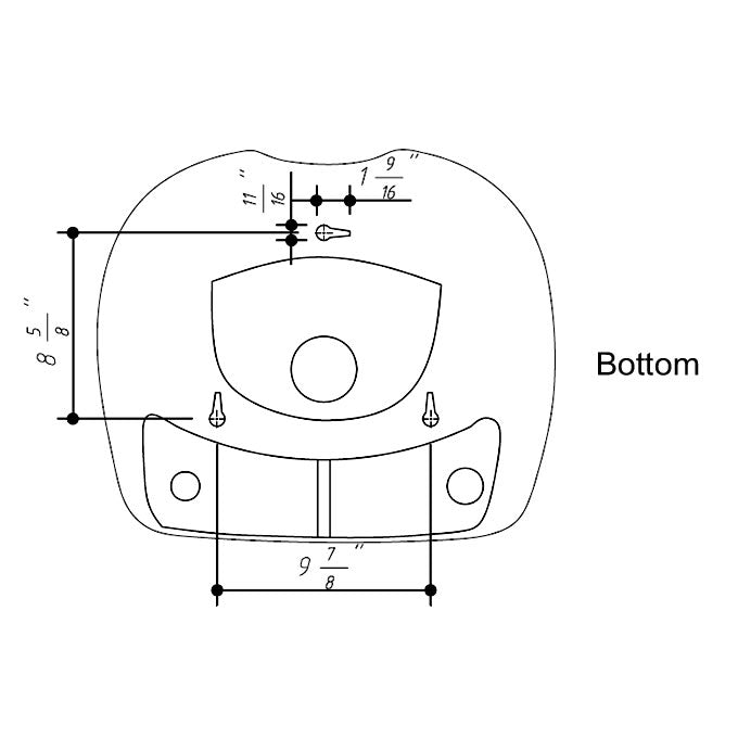 Ceramic Stationery Salon Shampoo Bowl