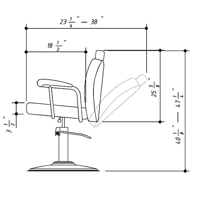 DALLAS Multi-Purpose Recline Styling Chair