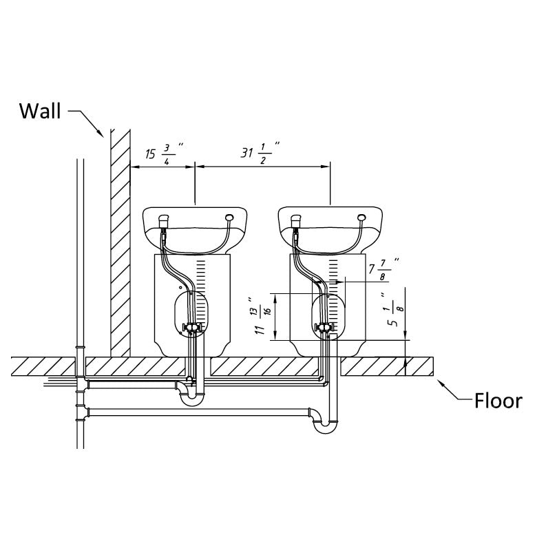 ISLAND Salon Shampoo Unit