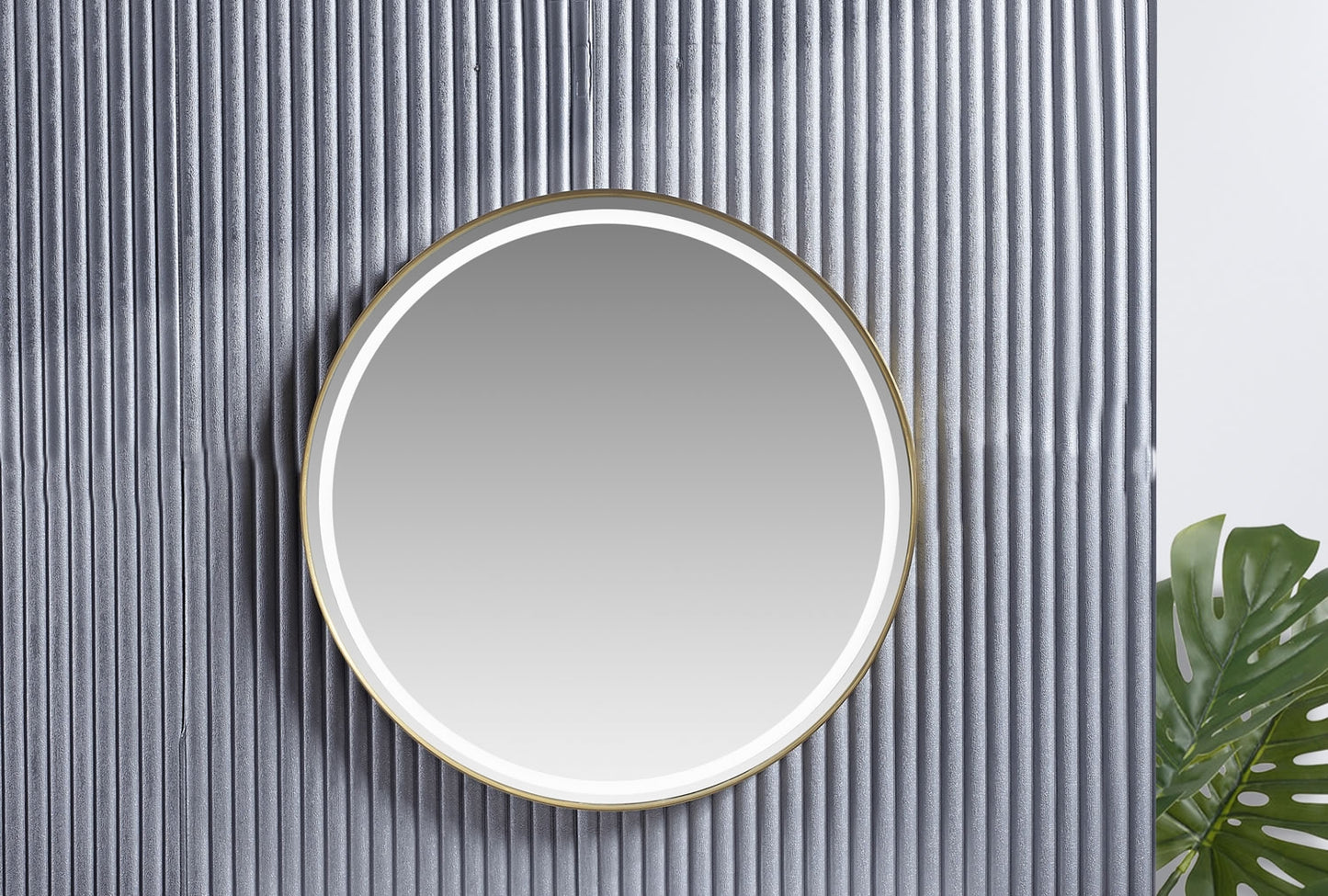 MAUNA KEA Stainless Styling Station in Gold with LED Light