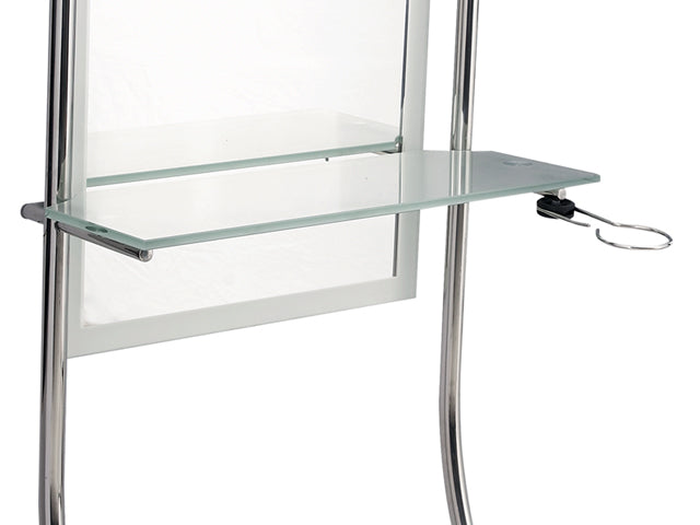 Single Hanging Mirror Styling Station