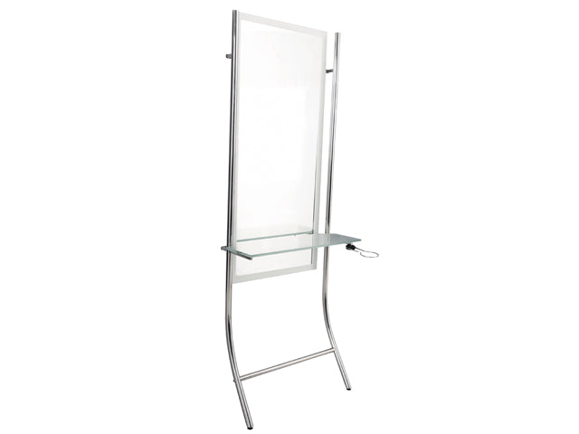 Single Hanging Mirror Styling Station